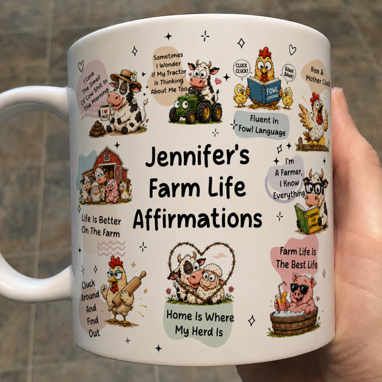Farm-Life-Affirmation-Mug-Gift-For-Farm-Girl,-Farm-Wife-Personalized-Mug-1