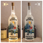 Father And Daughter A Bond That Can't Be Broken - Personalized Bottle Lamp