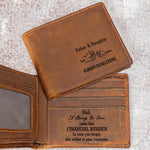 Father & Daughter #Unbreakablebond - Personalized Leather Wallet
