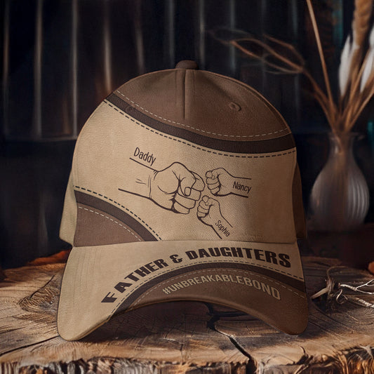 Father & Daughters #Unbreakablebond - Personalized Classic Cap