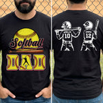 Father's Day Gifts For Softball Dad, Grandpa - Personalized Shirt