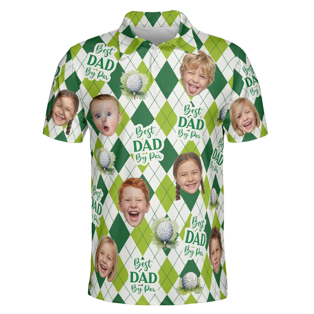 Father'S-Day-Gift,-Best-Dad-By-Par,-Argyle-Pattern-Personalized-Polo-Shirt-4
