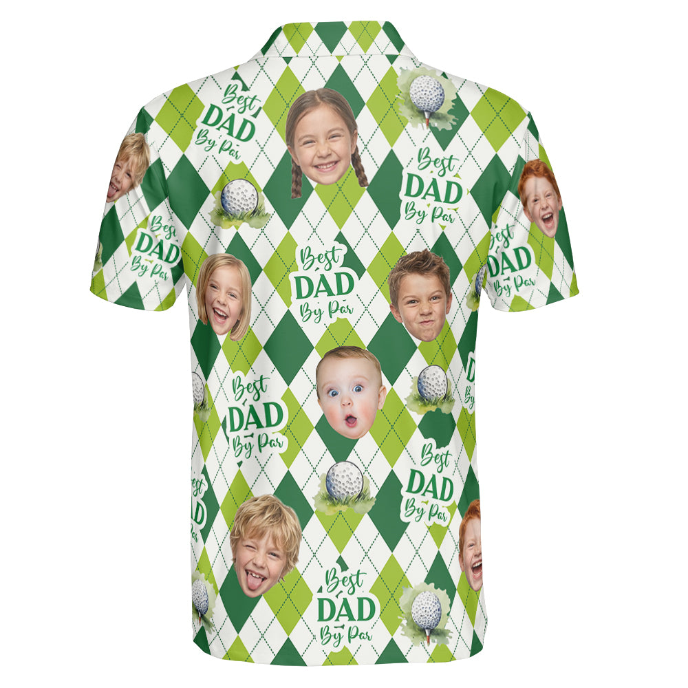 Father'S-Day-Gift,-Best-Dad-By-Par,-Argyle-Pattern-Personalized-Polo-Shirt-5