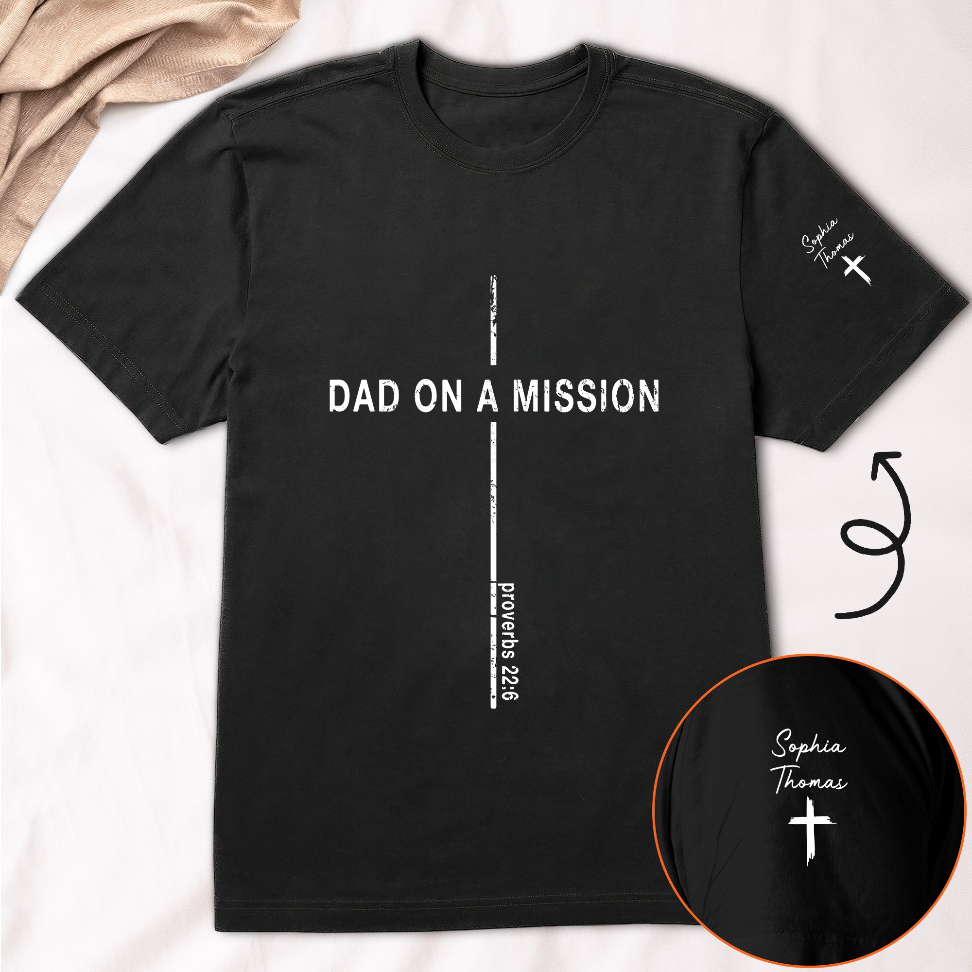 Father'S-Day-Gift,-Dad-On-A-Mission-Proverbs-226-Personalized-Shirt-1