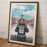 Father'S-Day-Gift-,-Daddy'S-Dream-Team-Gift-For-Hockey-Dad-Personalized-Poster-3