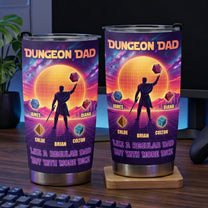 Father'S-Day-Gift-Dungeon-Dad-Like-A-Regular-Dad-With-More-Dice-Personalized-Tumbler-2
