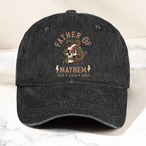 Father_S_Day_Gift_Father_Of_Mayhem_Personalized_Cap_1