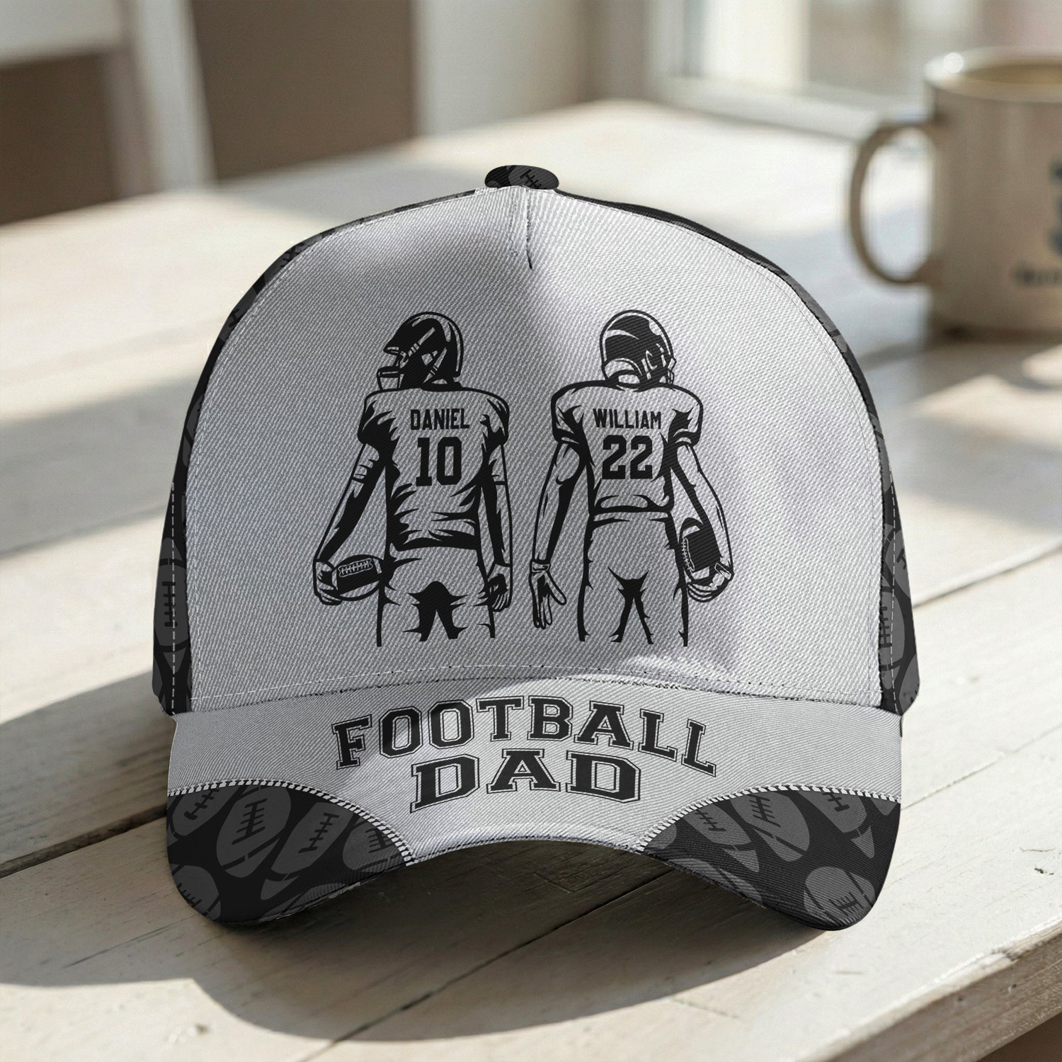 Father'S-Day-Gift,-Football-Dad-Personalized-Cap-1