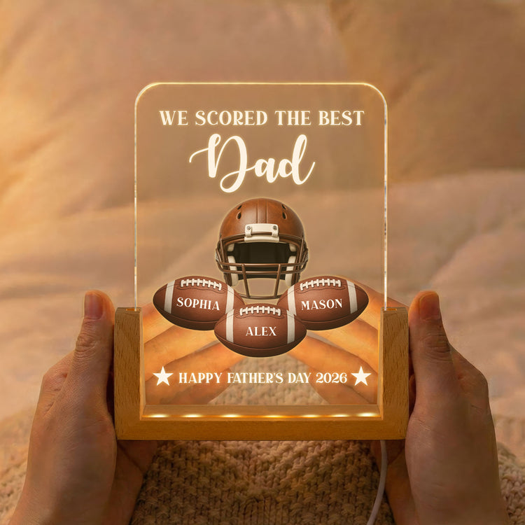 Father'S-Day-Gift-For-Football-Dad,We-Scored-The-Best-Dad-Personalized-Night-Light-2