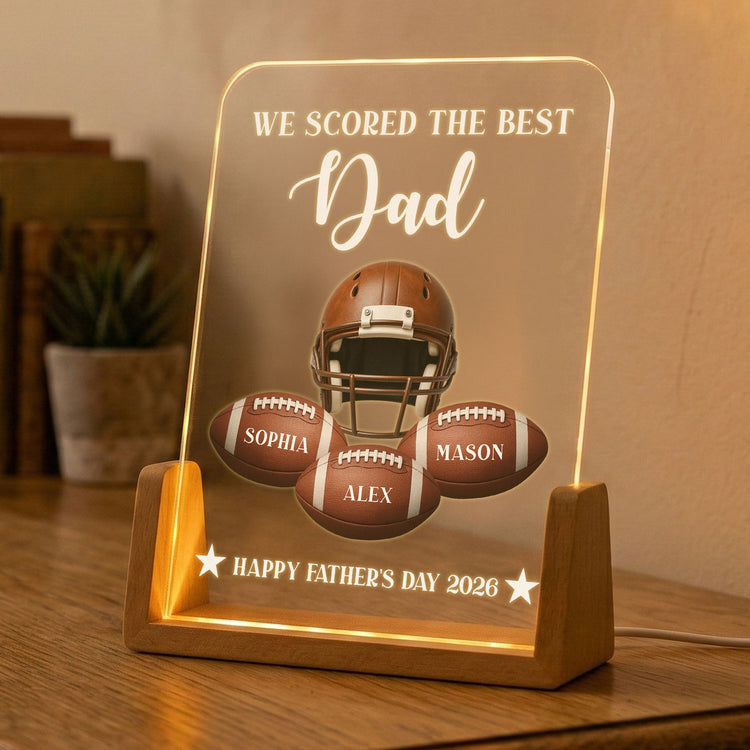 Father'S-Day-Gift-For-Football-Dad,We-Scored-The-Best-Dad-Personalized-Night-Light-3