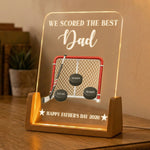 Father'S-Day-Gift-For-Hockey-Dad,We-Scored-The-Best-Dad-Daddy-Personalized-Night-Light-4