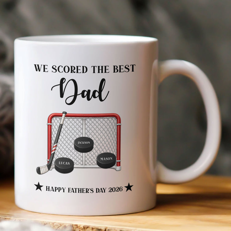 Father_S_Day_Gift_For_Hockey_Dad_We_Scored_The_Best_Dad_Personalized_Mug_1