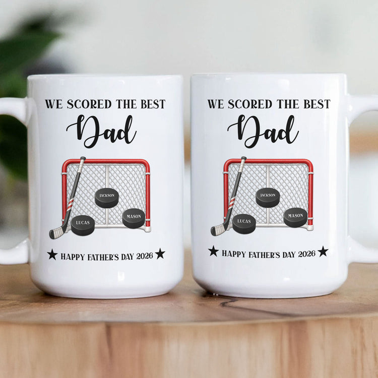 Father_S_Day_Gift_For_Hockey_Dad_We_Scored_The_Best_Dad_Personalized_Mug_2