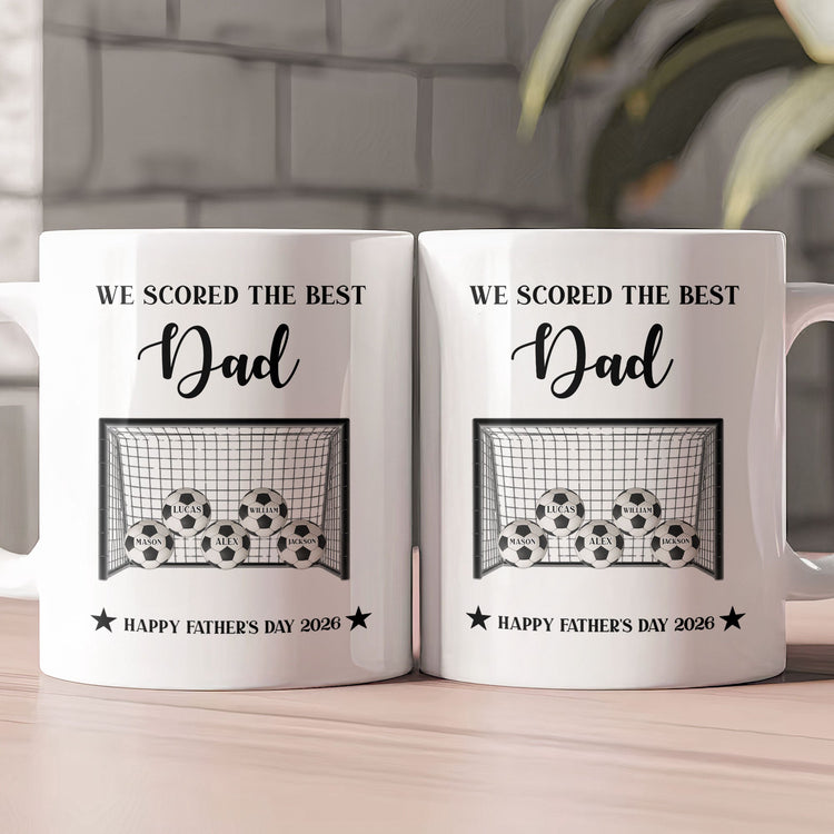 Father_S_Day_Gift_For_Soccer_Dad_We_Scored_The_Best_Dad_Personalized_Mug_3