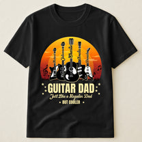Father'S-Day-Gift,Guitar-Dad,-Guitar-Papa-Personalized-Shirt-2