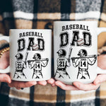Father'S-Day-Gifts,-Baseball--Dad,-Daddy,-Grandpa-Personalized-Mug 4