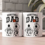 Father'S-Day-Gifts,-Basketball--Dad,-Daddy,-Grandpa-Personalized-Mug 2