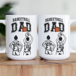 Father'S-Day-Gifts,-Basketball--Dad,-Daddy,-Grandpa-Personalized-Mug 3