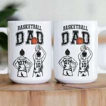 Father'S-Day-Gifts,-Basketball--Dad,-Daddy,-Grandpa-Personalized-Mug 3