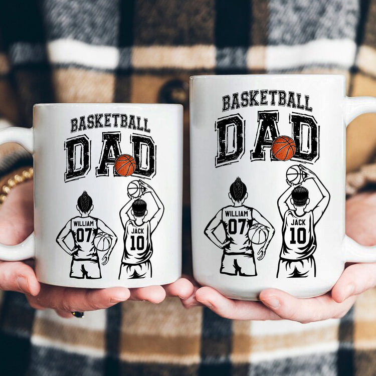 Father'S-Day-Gifts,-Basketball--Dad,-Daddy,-Grandpa-Personalized-Mug 4