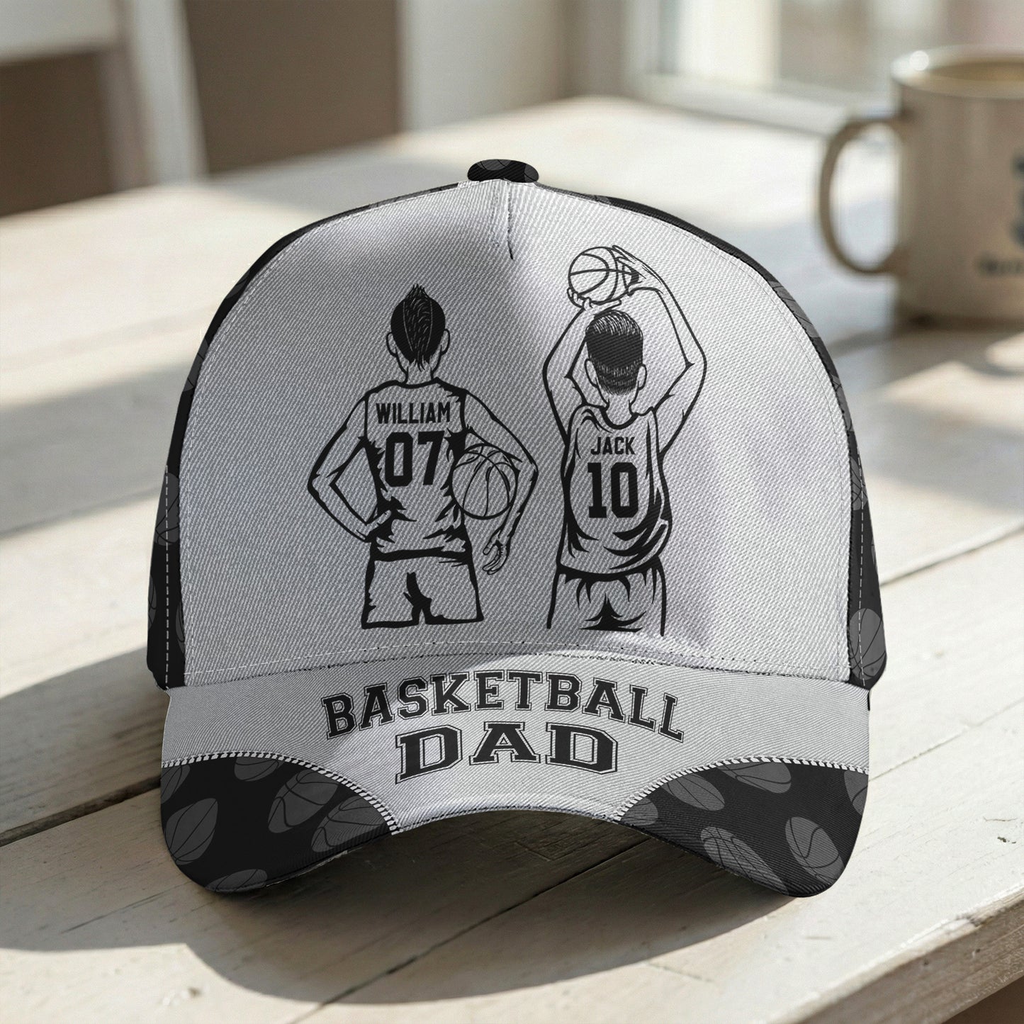 Father'S-Day-Gifts,-Basketball-Dad,-Grandpa-Personalized-Cap-1