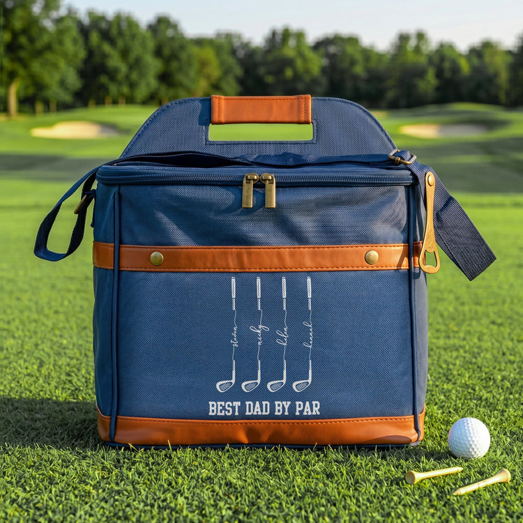 Father'S-Day-Gifts,-Best-Dad-By-Par,-Best-Grandpa-By-Par-Personalized-Cooler-Bag-4