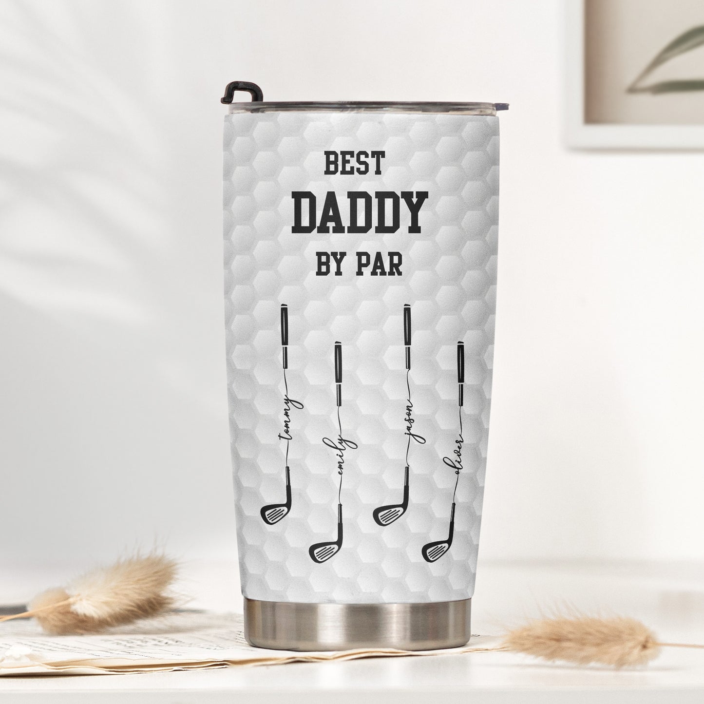 Father'S-Day-Gifts,-Best-Dad-By-Par,-Best-Grandpa-By-Par-Personalized-Tumbler-1