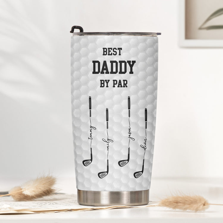 Father'S-Day-Gifts,-Best-Dad-By-Par,-Best-Grandpa-By-Par-Personalized-Tumbler-1