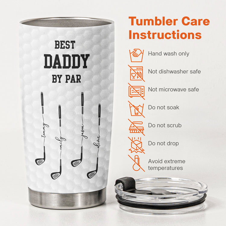 Father'S-Day-Gifts,-Best-Dad-By-Par,-Best-Grandpa-By-Par-Personalized-Tumbler-5