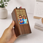 Father'S-Day-Gifts,-Best-Dad-Ever-Custom-Photo-Personalized-Pen-Holder-With-Clock-3