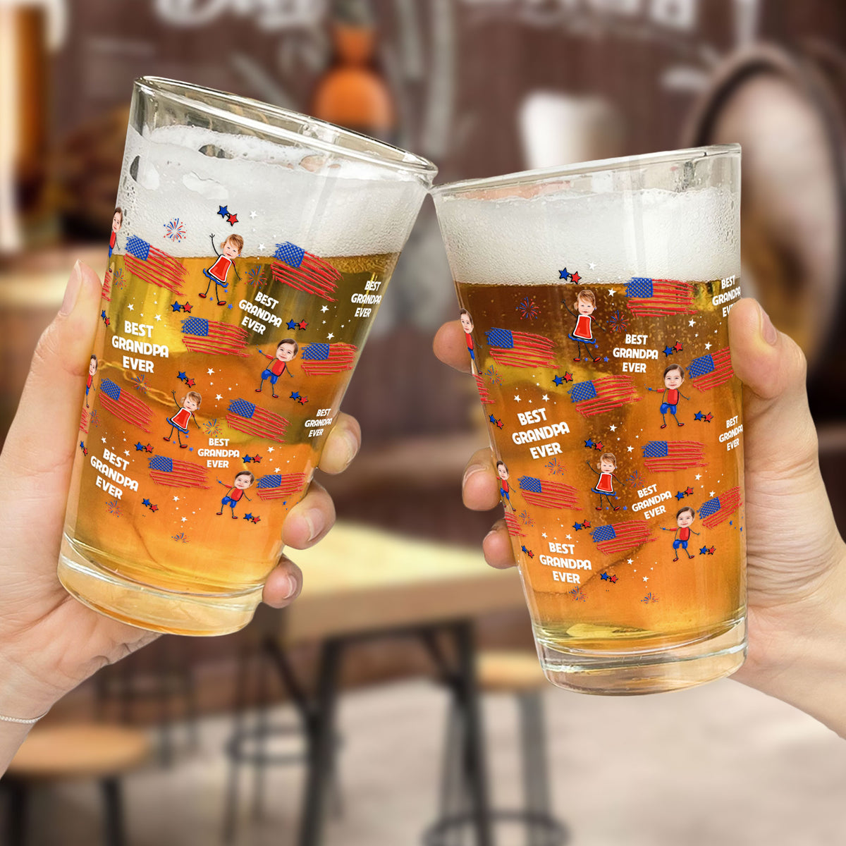 Father'S-Day-Gifts,-Best-Dad-Grandpa-Ever-Custom-Photo-Personalized-Beer-Glass-2
