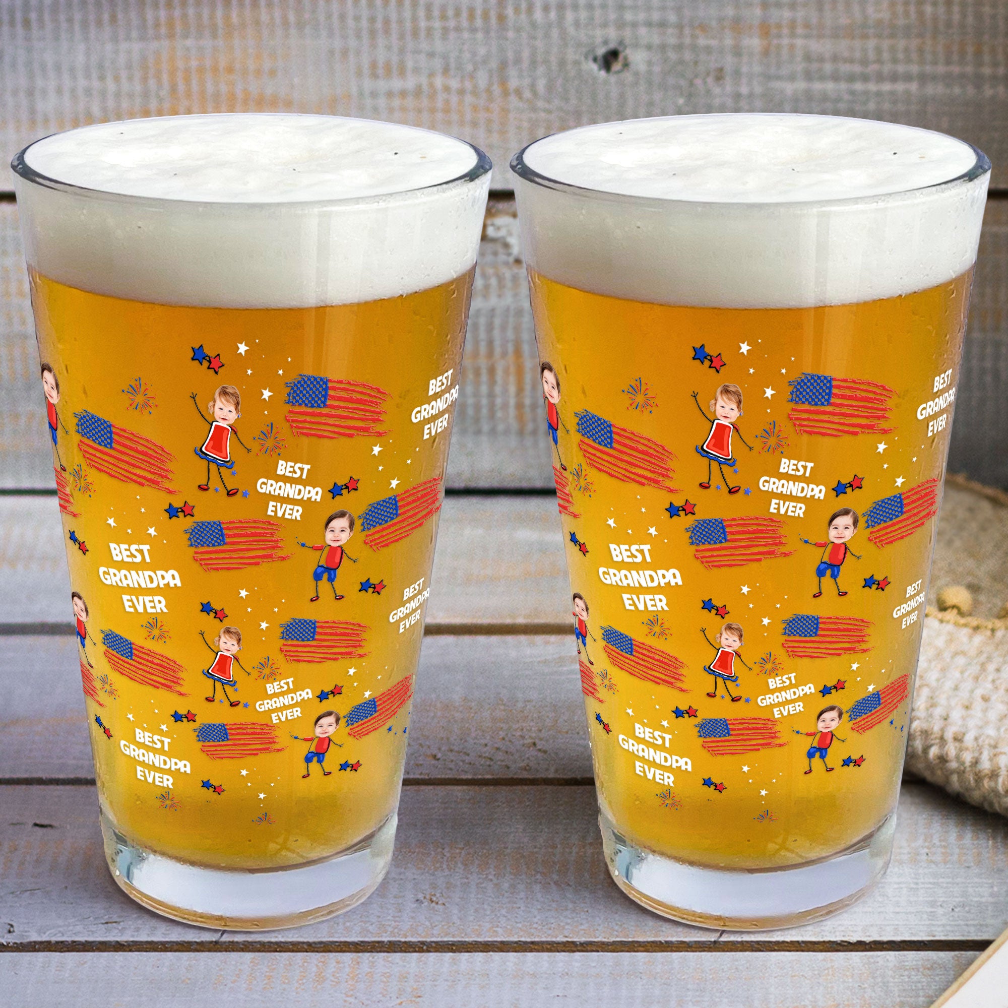 Father'S-Day-Gifts,-Best-Dad-Grandpa-Ever-Custom-Photo-Personalized-Beer-Glass-3