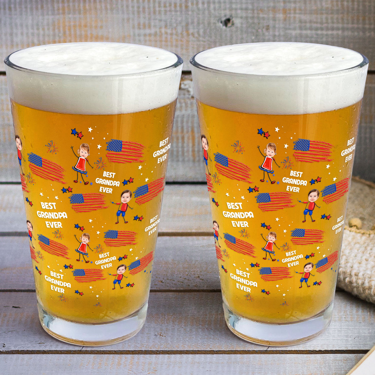 Father'S-Day-Gifts,-Best-Dad-Grandpa-Ever-Custom-Photo-Personalized-Beer-Glass-3