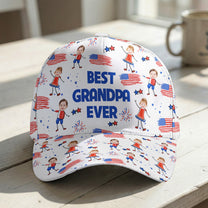Father'S-Day-Gifts,-Best-Dad-Grandpa-Ever-Custom-Photo-Personalized-Cap-1