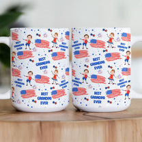Father'S-Day-Gifts,-Best-Dad-Grandpa-Ever-Custom-Photo-Personalized-Mug-3