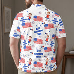 Father'S-Day-Gifts,-Best-Dad-Grandpa-Ever-Custom-Photo-Personalized-Polo-Shirt-2