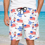 Father'S-Day-Gifts,-Best-Dad-Grandpa-Ever-Custom-Photo-Personalized-Shorts-1