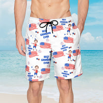 Father'S-Day-Gifts,-Best-Dad-Grandpa-Ever-Custom-Photo-Personalized-Shorts-3