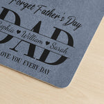 Father'S-Day-Gifts,-Dad-Forget-Father'S-Day-We-Love-You-Everyday-Personalized-Desk-Mat-4