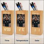 Father'S-Day-Gifts,-Dad-&-Me-Personalized-Pen-Holder-With-Clock-4
