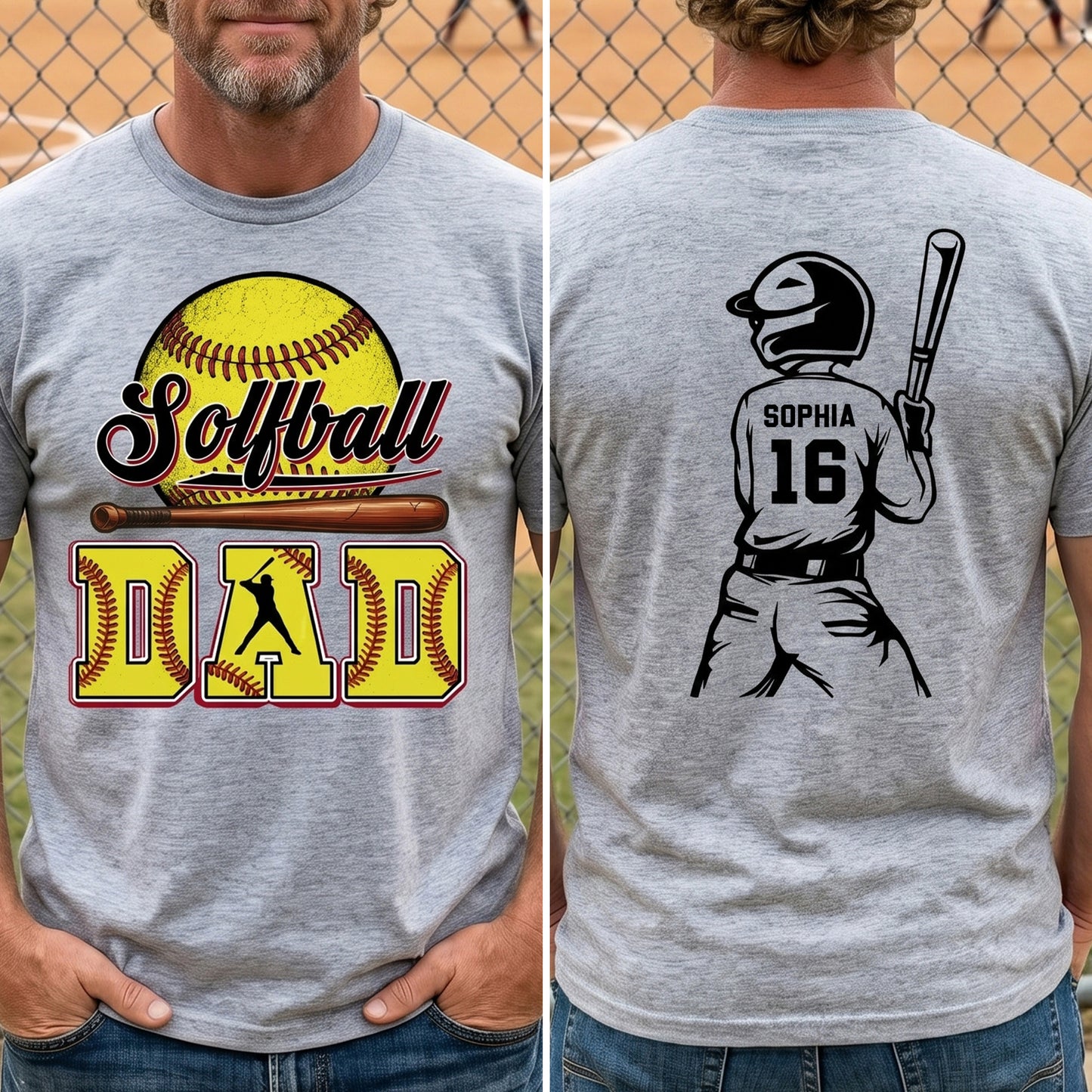 Father'S-Day-Gifts-For-Softball-Dad,-Grandpa-Personalized-Shirt-2