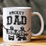 Father'S-Day-Gifts,-Hockey--Dad,-Daddy,-Grandpa-Personalized-Mug 1