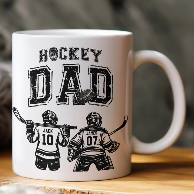 Father'S-Day-Gifts,-Hockey--Dad,-Daddy,-Grandpa-Personalized-Mug 1
