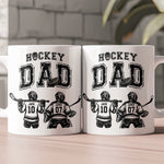 Father'S-Day-Gifts,-Hockey--Dad,-Daddy,-Grandpa-Personalized-Mug 2