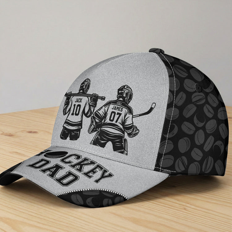 Father'S-Day-Gifts,-Hockey-Dad,-Grandpa-Personalized-Cap-2