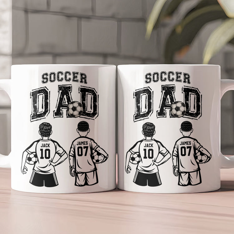 Father'S-Day-Gifts,-Soccer-Dad,-Daddy,-Grandpa-Personalized-Mug-2