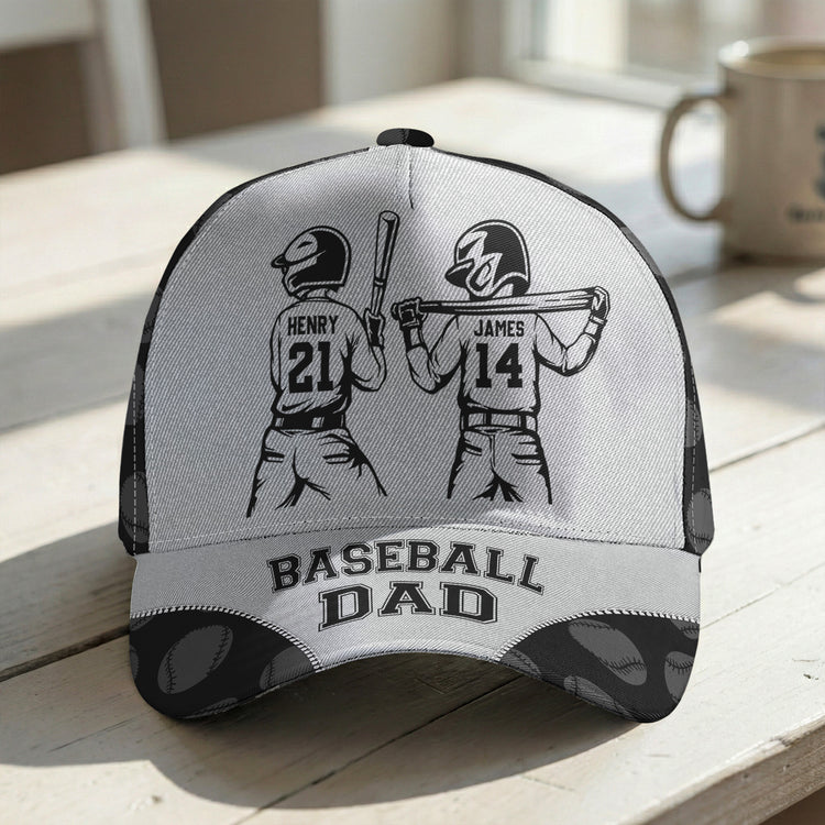 Father'S-Day-Gifts,-Softball,-Basball-Dad,-Grandpa-Personalized-Cap-1
