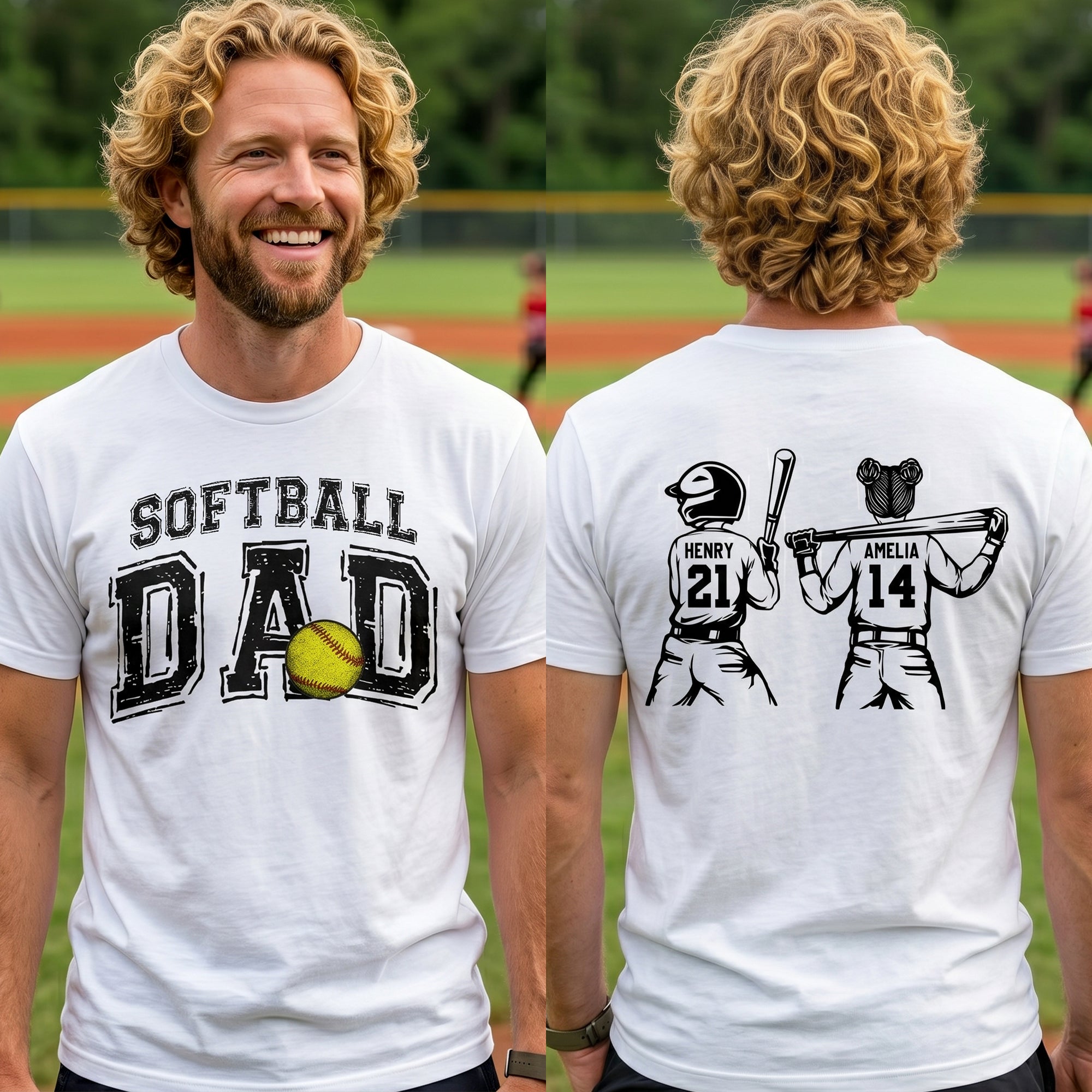 Father'S-Day-Gifts,-Softball-Dad,-Daddy,-Grandpa-Personalized-Shirt-1