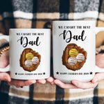 Father'S-Day-Gifts,-We-Caught-The-Best-Dad-For-Baseball-Dad,-Softball-Dad-Personalized-Mug-4