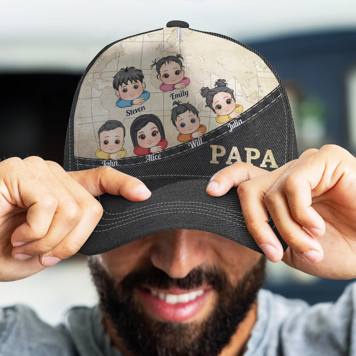 Father's Cap Father’s Day Gift For Papa - Personalized Classic Cap – Macorner